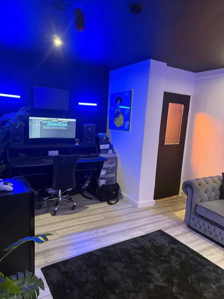 Studio 7 production workspace at We-Link Studios